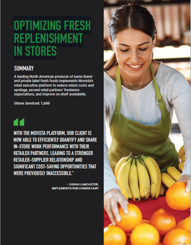 OPTIMIZING FRESH REPLENISHMENT IN STORES